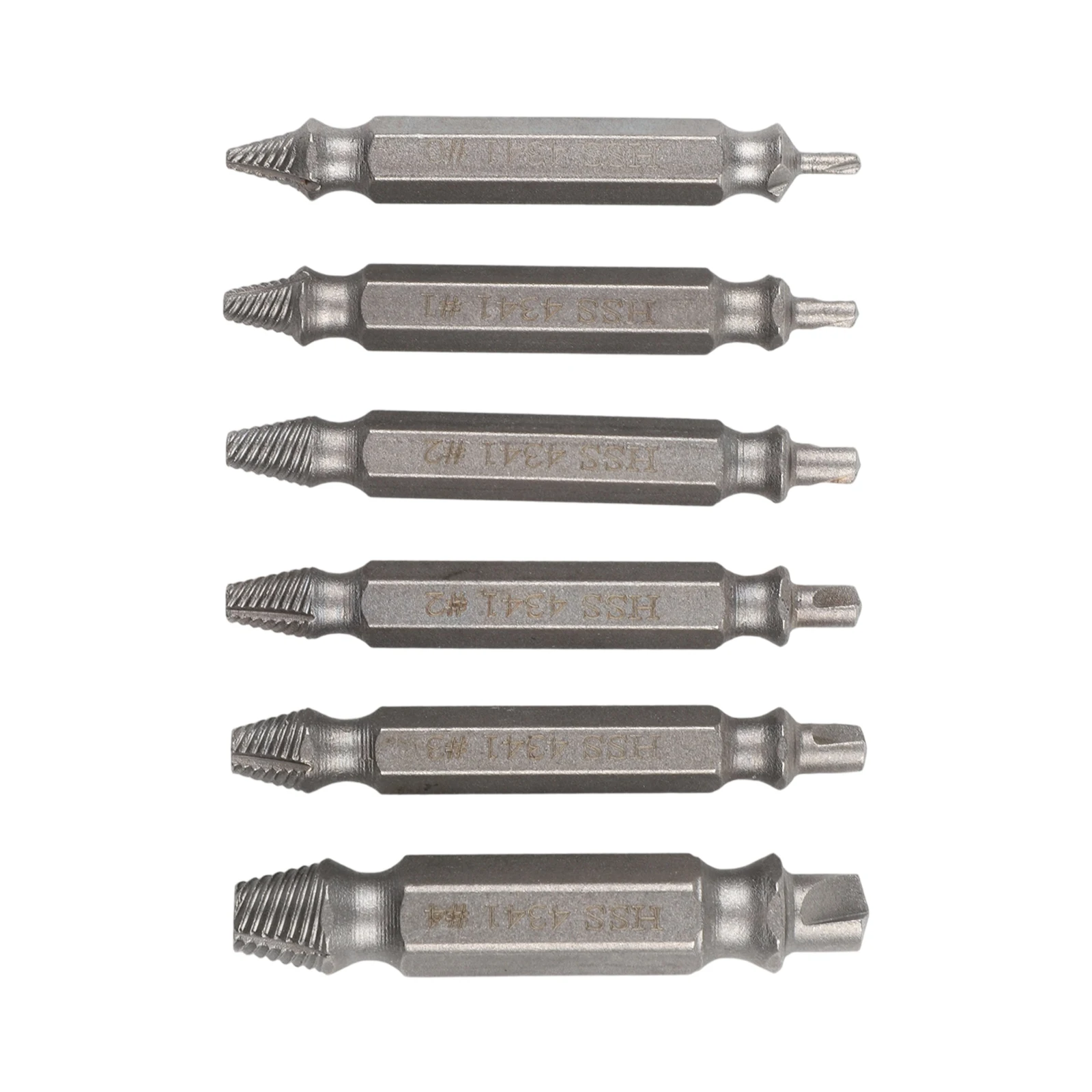 

Эффективный набор экстракторов для винтов из 6 предметов с двойной головкой для быстрого удаления поврежденных винтов и ржавых болтов