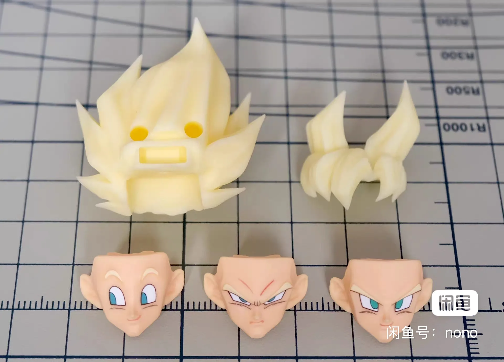

KO Reproduce Dragon Ball SHF Full Power Son Goku Headsculpt Action Figures Accessories Kit No Box Anime Collectible Toys