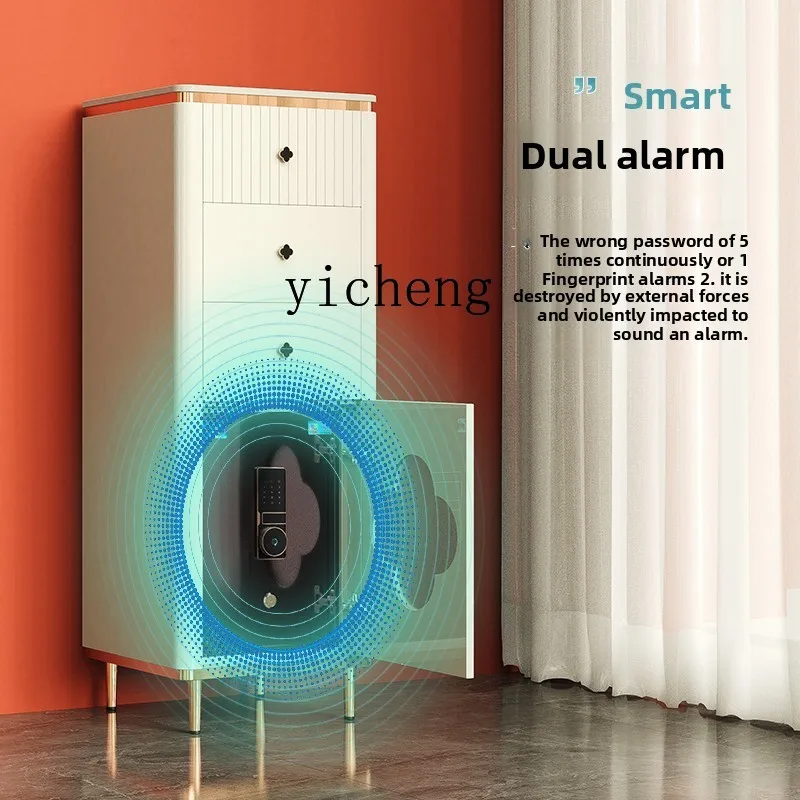 

Small anti-theft living room corner cabinet hidden large capacity safe solid wood invisible safe household