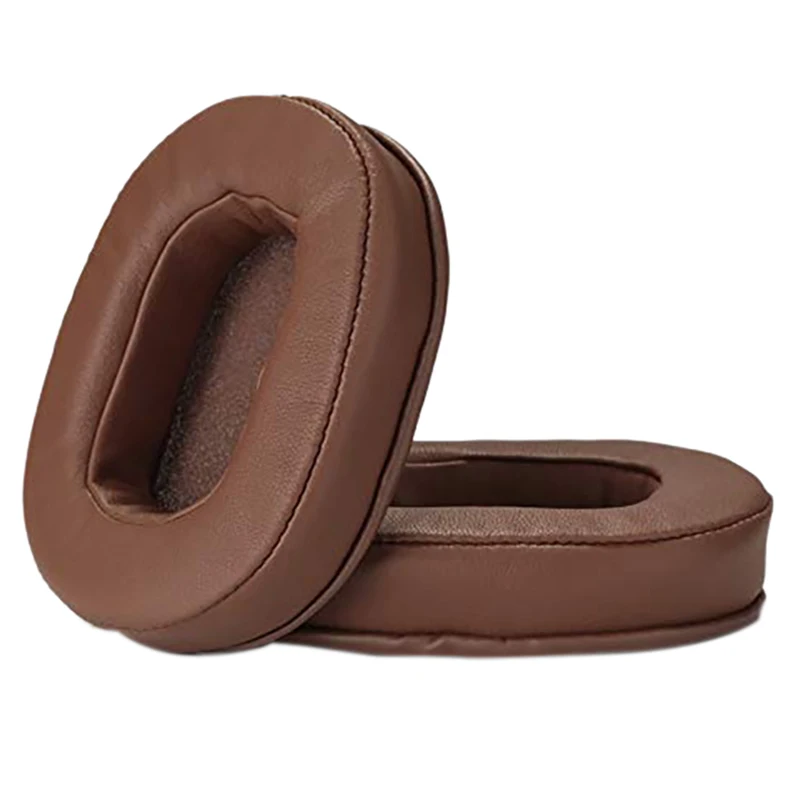 Ear Cushions Memory Foam Earpads Cover Replacement Ear Pads for ATH M50X Fits Audio Technica M40X M30X M20 Brown