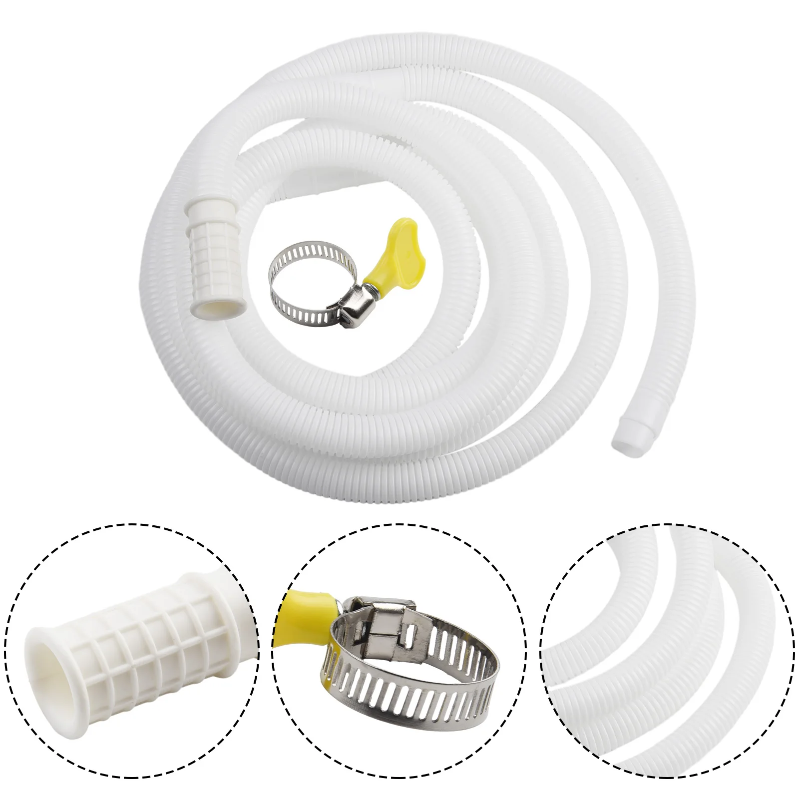 Water Inlet Pipe Convenient Water Inlet Hose for Washing Machines and Air Conditioners – Easy to Connect and Maintain