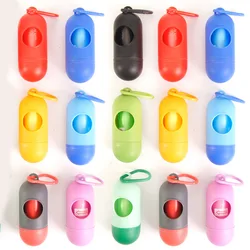 1Pc Portable Poop Bag Dispenser Pet Dog Waste Bag Holder Disposable Garbage Bags Carrier Plastic Case Pet Cleaning Supplies