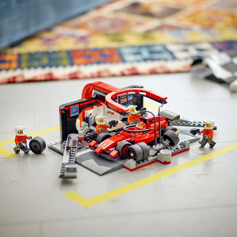 Cada moc red bull racing rb20 f1 série de corrida blocos de construção cidade kick carro blocos de construção brinquedo presente