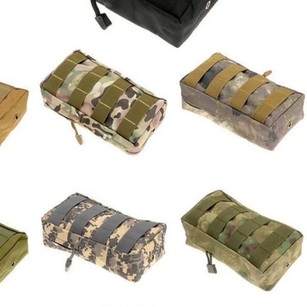 Outdoor Tactical  Waist Bag  Black Storage Fanny Pack for Hunting Backpack Tactical Vest Attachment