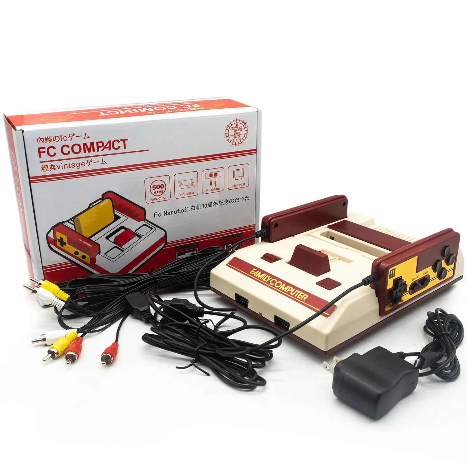 TY-35 Mini AV TV 8Bit ريترو لعبة فيديو وحدة التحكم بنيت 132 في 1 بطاقة الألعاب مع لوحة ألعاب مزدوجة لمشغل ألعاب محمول FC/NES