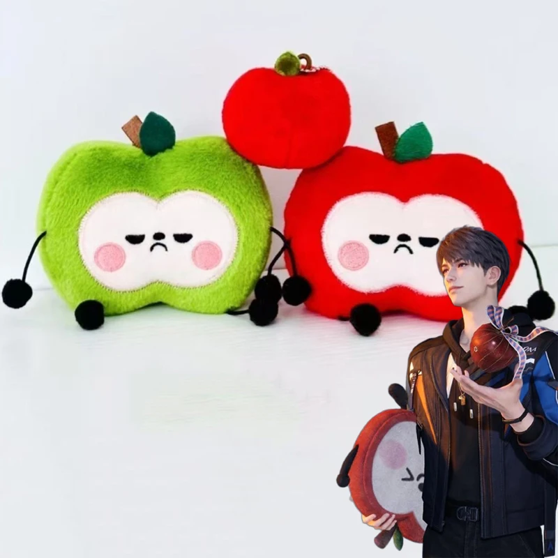 Game Love And Deepspace Caleb Cosplay Doll Kawaii Plush Apple Doll Pendant Keychain Keyring Bag Accessory Ornament Prop