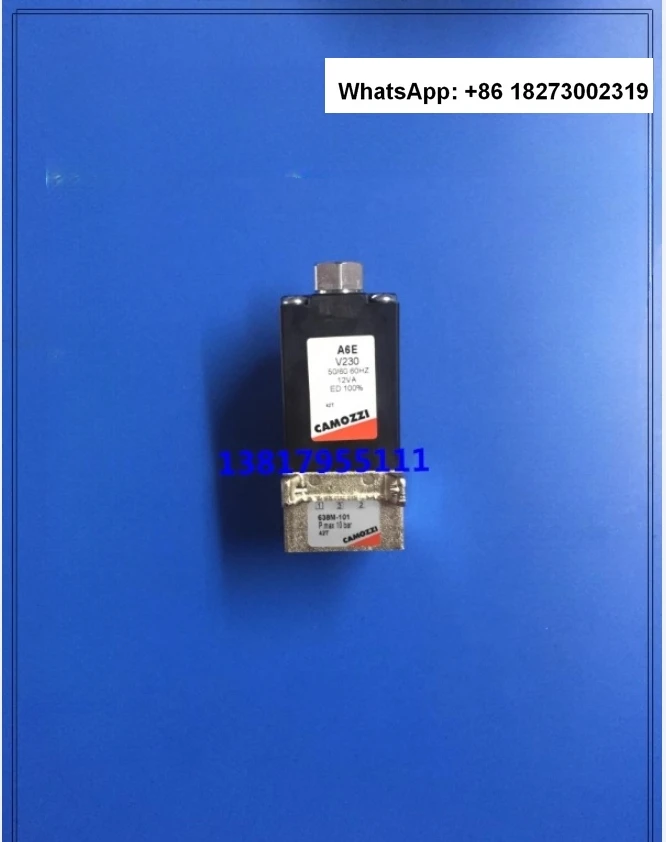 

Cam-ozzi solenoid valve 638M-101 A63 638M-101 A6E/A6B