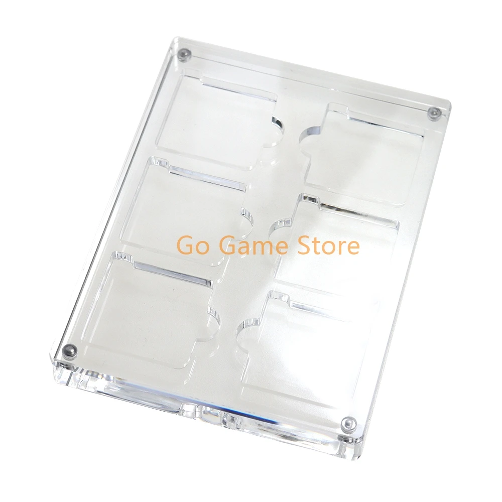 1 Buah Casing Kartrid Kartu Permainan Akrilik Transparansi Tinggi Penutup Magnetik untuk Kotak Penyimpanan Nintendo 3DS NDS