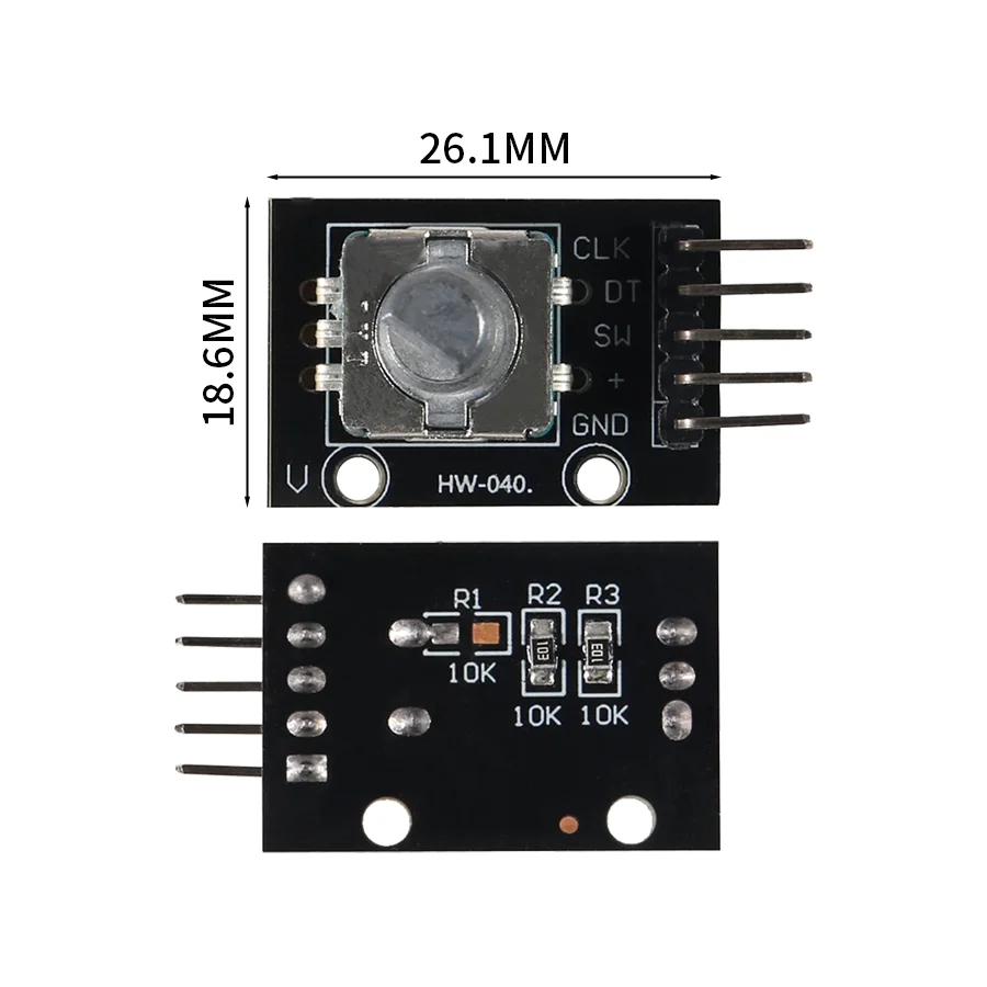 360 Degrees KY-040 Rotary Encoder Module with Button for Arduino Brick Sensor Switch Development Board DIY Electronics Kit