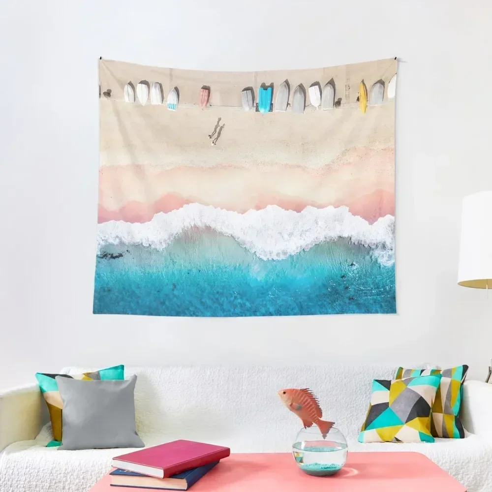 

Boats and Beach Tapestry Aesthetic Room Decorations Luxury Living Room Decoration Bedroom Decoration Tapestry