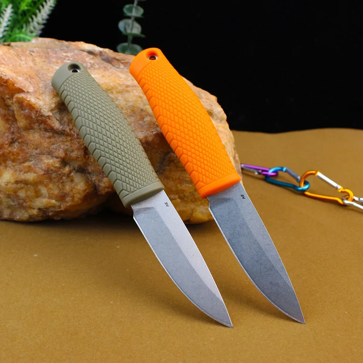 New Fixed Knife Portable Multi-purpose Outdoor Straight Knife, Pocket Knife Jungle Survival EDC Tools