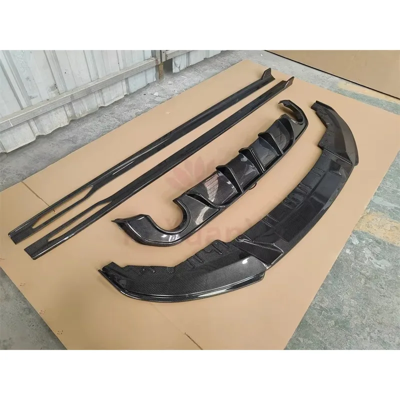For New 4 Series 425i G26 MP Style Carbon Fiber Rear Diffuser Side Skirt Front Bar Edge Body Kit