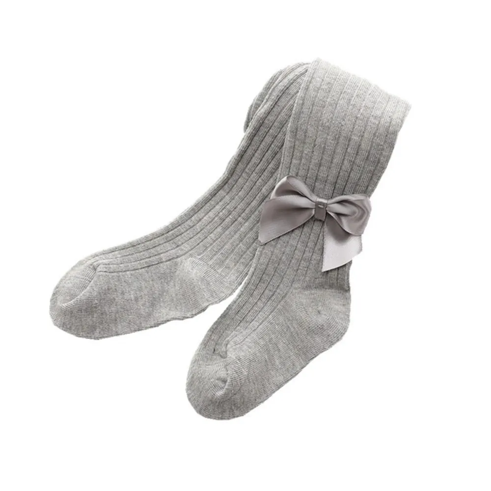 Ins cotton newborn baby pantyhose baby pantyhose bottom girls and children pantyhose bow view 6