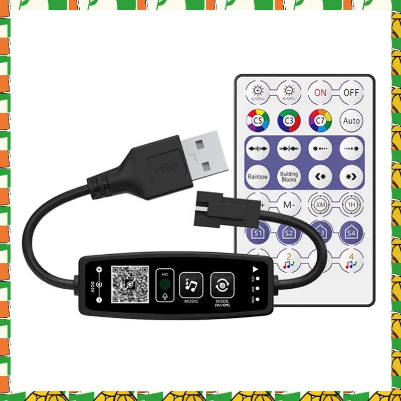 

Профессиональный инструмент WS2811 WS2812B светодиодный контроллер Bluetooth музыка 28 клавиш дистанционное управление для индивидуальной адресации RGB полосы света