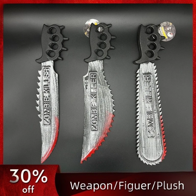 

52cm/20.47in Zombie Blade Knifes Chainsaw Model Props Weapons Party Supplies Anime Peripherals Halloween Decorative Outdoor Toys
