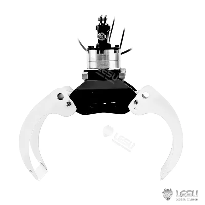 1/14 camión modelo de Control remoto velocidad láser grúa de madera hidráulica camión montado excavadora DIY LS-A0056 abrazadera de madera