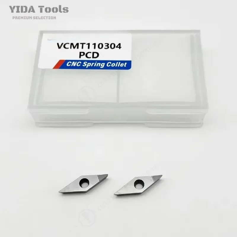 VCMT110304 VCMT110308 VCMT160404 VCMT160408 PCD Inserts High Precision Diamond CNC Carbide Turning Lathe Tool