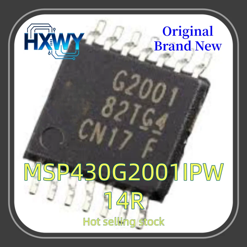 (5/10 Pieces) MSP430G2001IPW14R Silkscreen G2001 TSSOP14 16-bit Microcontroller Factory Wholesale Cheap IC Chip Fast Shipping