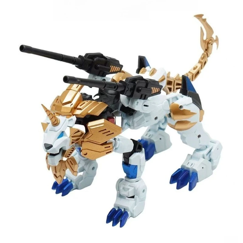 Transformationsspielzeug 8816, Löwenkommandant aus Stahl, weißer Löwe, Actionfigur, Modell, Originalverpackung, Figurensammlung, Geschenk