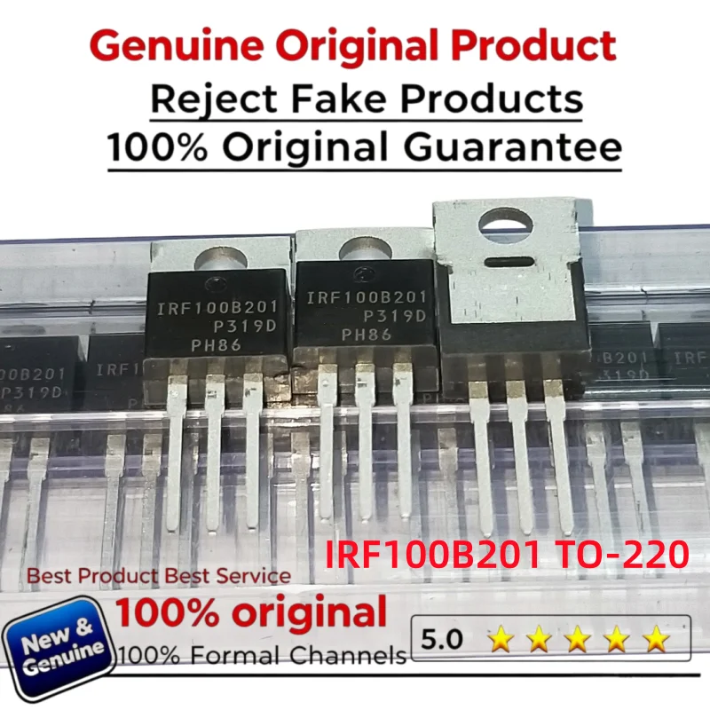 5-10-30-50pcs 100% brand new Original IRF100B201 F100B201 192A 100V MOSFET N-channel power transistor TO-220