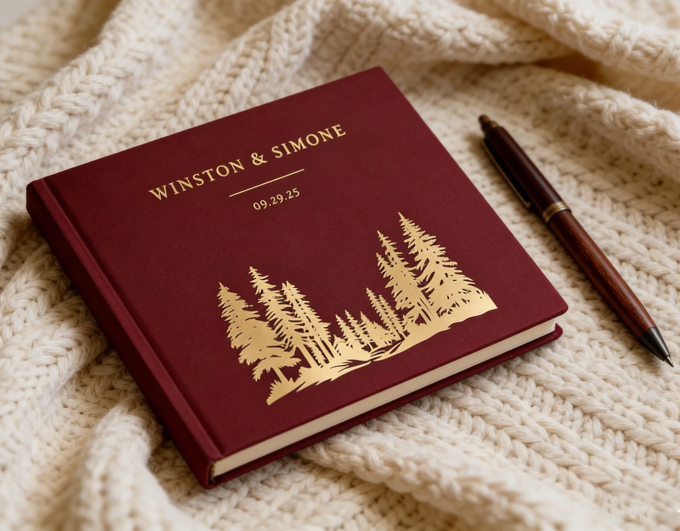 

Альбом для помолвки и книга для подписей | Свадебная гостевая книга на заказ | Свадебный подарок для