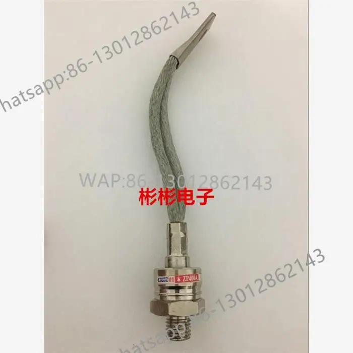 2CZ/ZP400A 1600V-1000V Bolt Type, Spiral Silicon Rectifier Diode, Dual Wire, Dual Braid