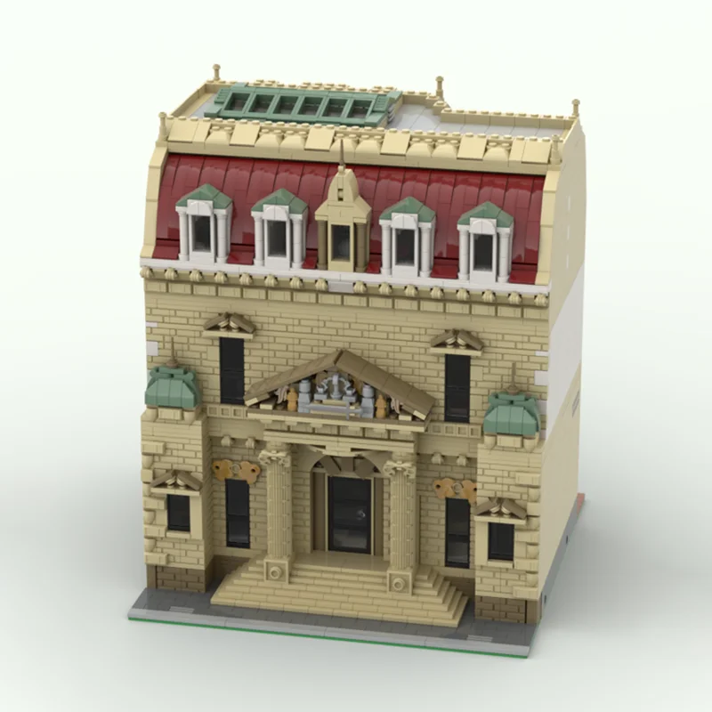 Nieuwe 4493 Stuks Stad Hot Selling Street View Moc Modulaire Hofhuis Gebouw Diy Creatieve Ideeën Kinderen Speelgoed Verjaardagscadeau Blokken