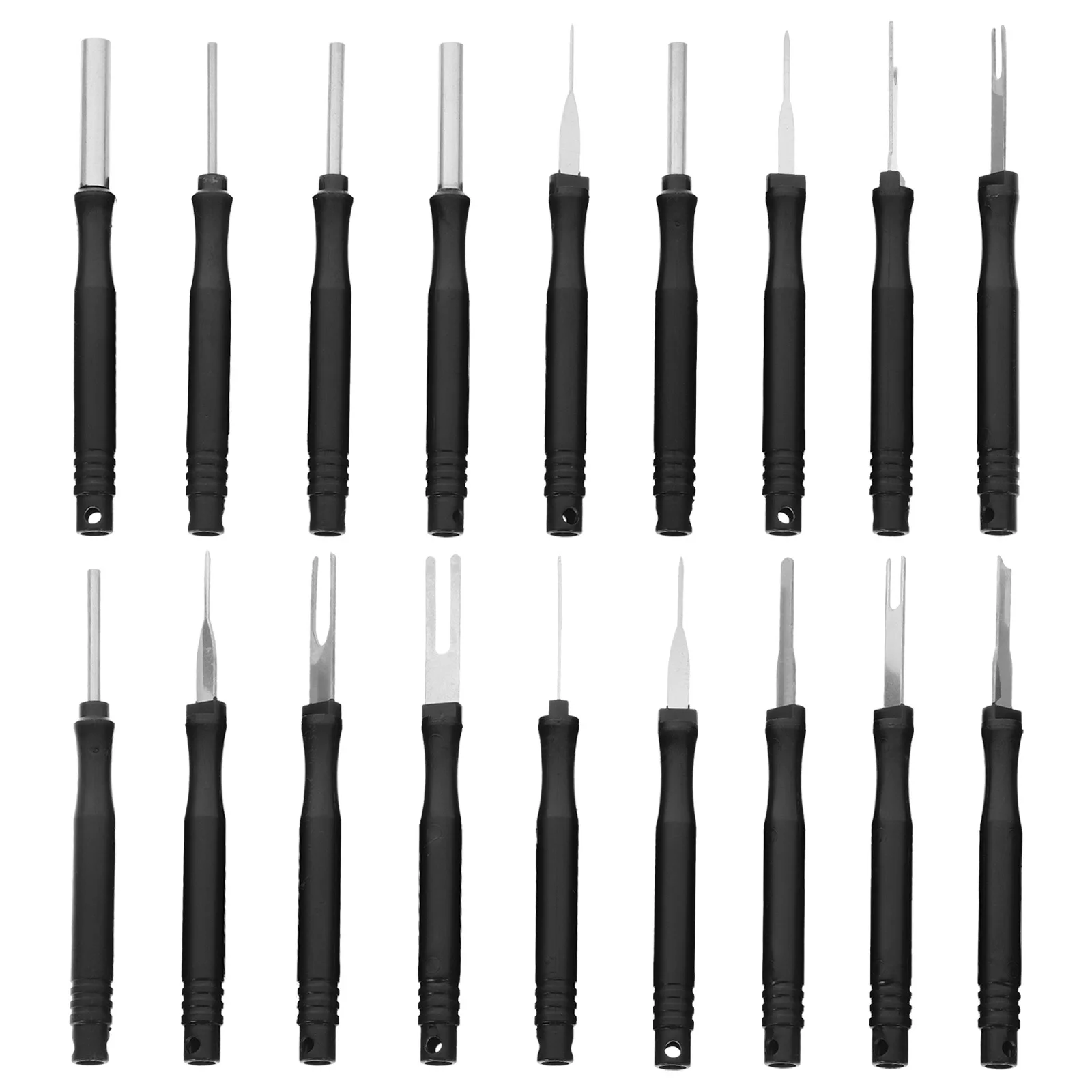 

18Pcs Terminal Pin Extractor Set Automotive Terminal Removal Tool Kit Electrical System Tools Wiring Pin Extractor Tool
