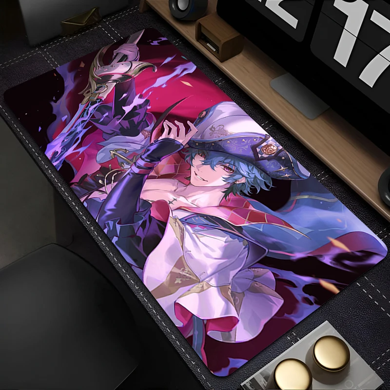 لوحة ماوس للكمبيوتر Wuthering Waves Mousepad كمبيوتر محمول Anime Brant Gamer لوحة مفاتيح مطاطية ملحقات ألعاب الكمبيوتر حصيرة ماوس سطح المكتب