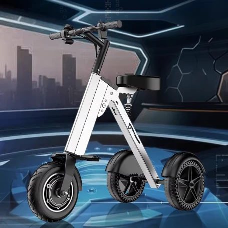 Jmz-portable Cart，Foldable Household Electric Tricycle, Elderly Adult Commuting cart, Small Grocery Shopping CART