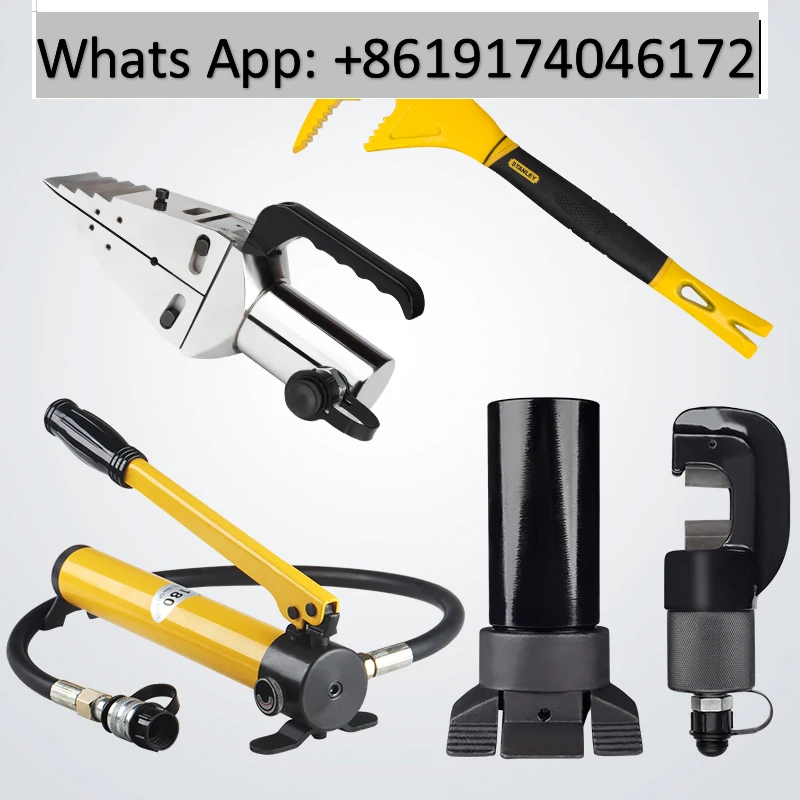 

Portable anti-theft door dismantling and rescue five piece set of firefighting tools