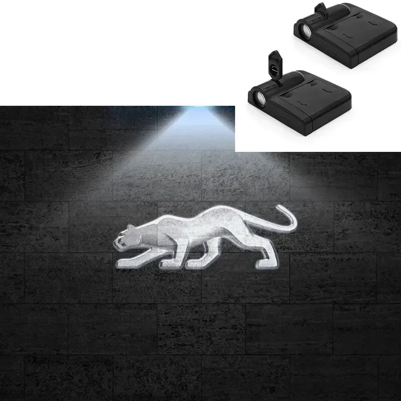 

Car Door LED Logo Light Courtesy Projector Welcome Light Ghost Shadow Lamp Compatible with For Ford Puma Cougar Logo MK2 MK3 MK4