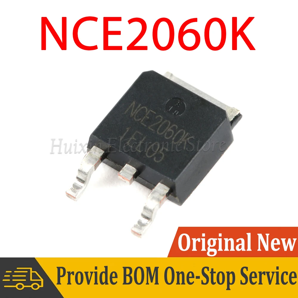 5pcs NCE2060K NCE2060 2060K TO-252-2 20V 60A N-channel MOS Field Effect Tube SMD New and Original IC Chipset