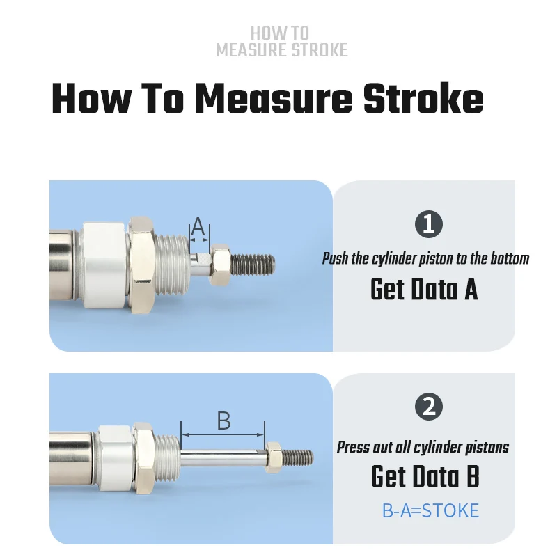 MA Series 16/20/25/32/40 Stainless Steel Mini Pneumatic Cylinder Air Double Acting