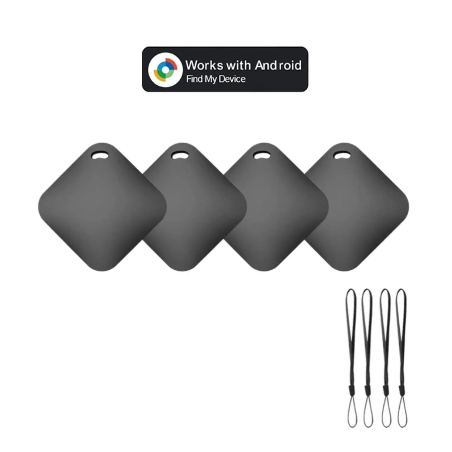 4 قطعة بلوتوث لتحديد المواقع المقتفي أندرويد مكافحة فقدان العلامة الذكية عبر جوجل العثور على محور مكتشف الحيوانات الأليفة محدد لشاومي سامسونج بكسل فيفو #1