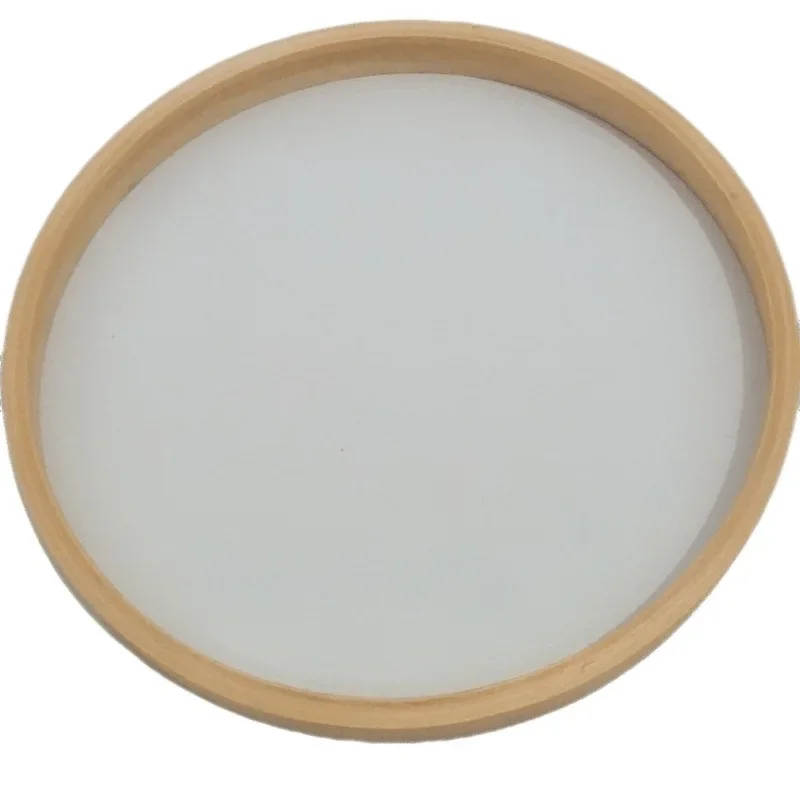

Solid wood round oil painting decorative photo frame cross stitch mounted picture frame wall hanging log outer frame