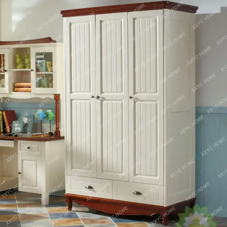 Square Modern Drawer Wardrobe White Simple Nordic Tall Wooden Home Wardrobe Storage Clothes Room Mueble Organizador Furniture