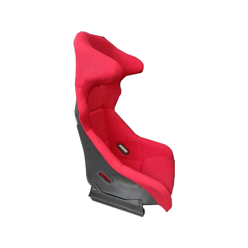 

2pcsRed Suede Leather Foam Adjustable Racing Car Chair