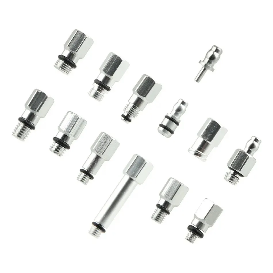 AliExpress Goodtaste Aluminum Alloy Hydraulic Brake Adapter Screw Kit M5/M6/M7 Multi-Size Bleed Tool for Automotive Oil Change Anti-Loss Feature