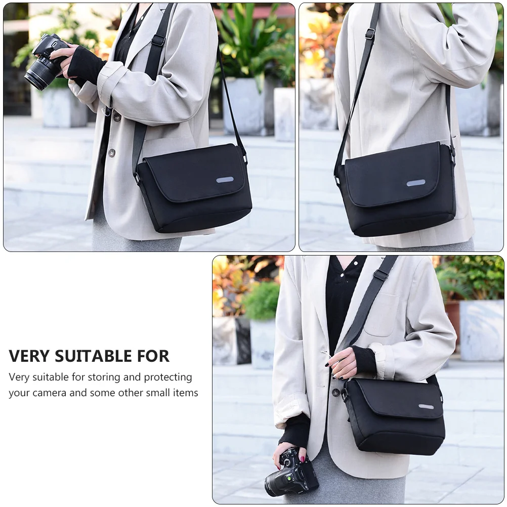 1 حقيبة كاميرا محمولة حافظة حزام قابل للتعديل Crossbody الكتف مقاوم للماء للصدمات السفر المدمجة Dslr كيس التخزين للنساء