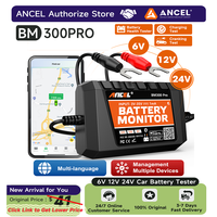 ANCEL BM300 Pro Bluetooth 6V 12V 24V Car Battery Tester Battery Health Analyzer Charging Cranking System Tester Battery Monitor