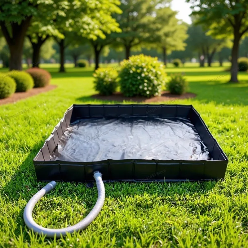 For Outdoor Shower Tray Movable PVC Shower Pool Tent Portable Portable Water Basin