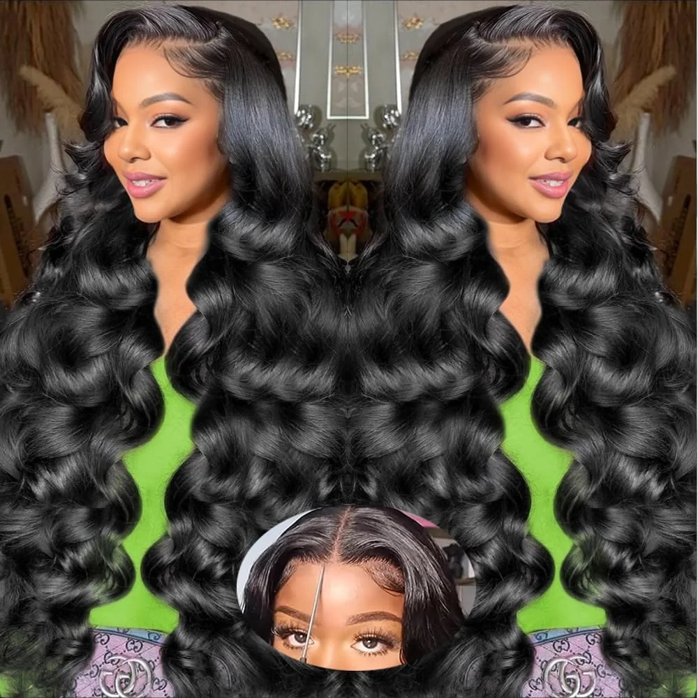 220% Density 28 30 Inch Body Wave 13x6 13x4 HD Lace Front Human Hair Wig For Women Brazilian 360 Full Lace Glueless Frontal Wigs