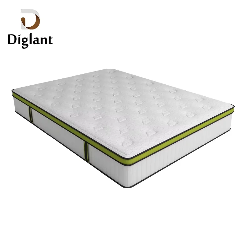 D125 Bedroom Furniture Indonesia High Grade Furniture Knitted Fabric Hotel  Size Foam Anti-slip Mattress For Beds
