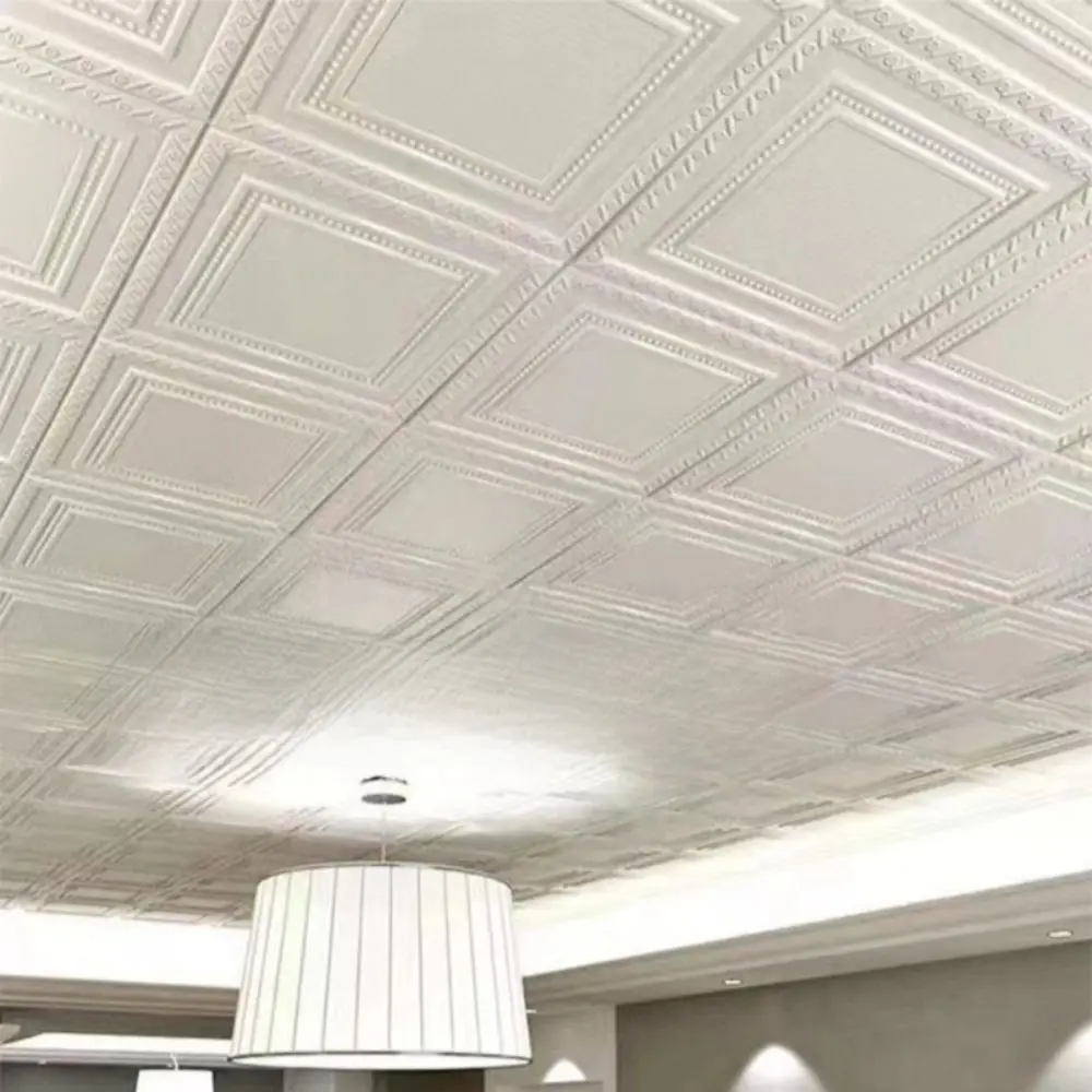 

35*35cm 3D Wallpaper Waterproof Self-adhesive Wall Stickers Peel and Stick Anti-collision Background Wallpaper Home Decoration