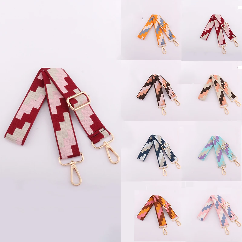 Multicolor Ladies Versatile Bag Shoulder Strap Accessories One Shoulder Crossbody Detachable Adjustable