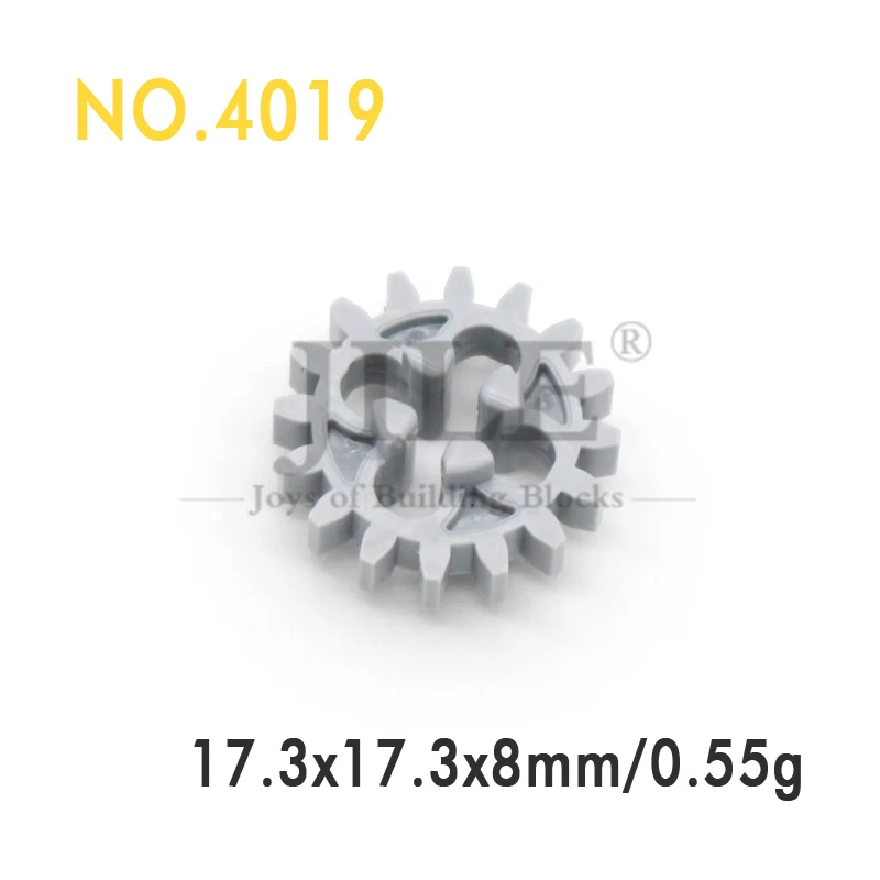 10 pièces MOC technologie engrenage 16 dents 4019 bricolage blocs de construction briques compatibles avec l'axe de moteur de voiture accessoires mécaniques jouets