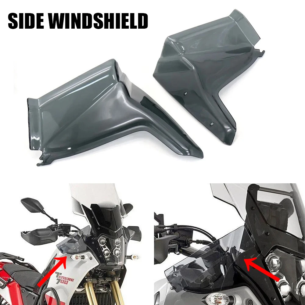 Motorcycle Accessories Side Windshield Windshield Handlebar Windshield For Yamaha Tenere 700 Tenere700 XTZ XT700Z T700 T7