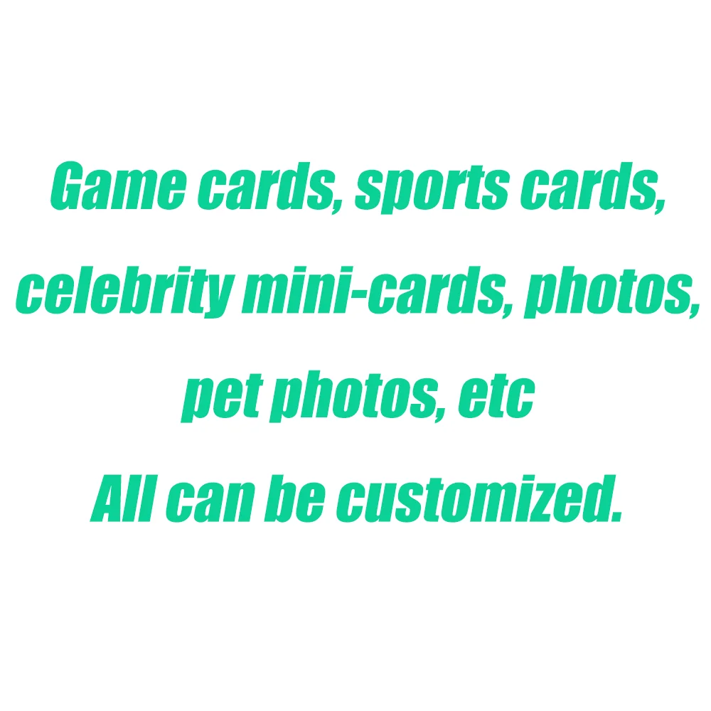 Le carte personalizzate tra cui le carte da gioco olografiche/non olografiche/regolari sono disponibili per la personalizzazione basate sull'immagine fornitura