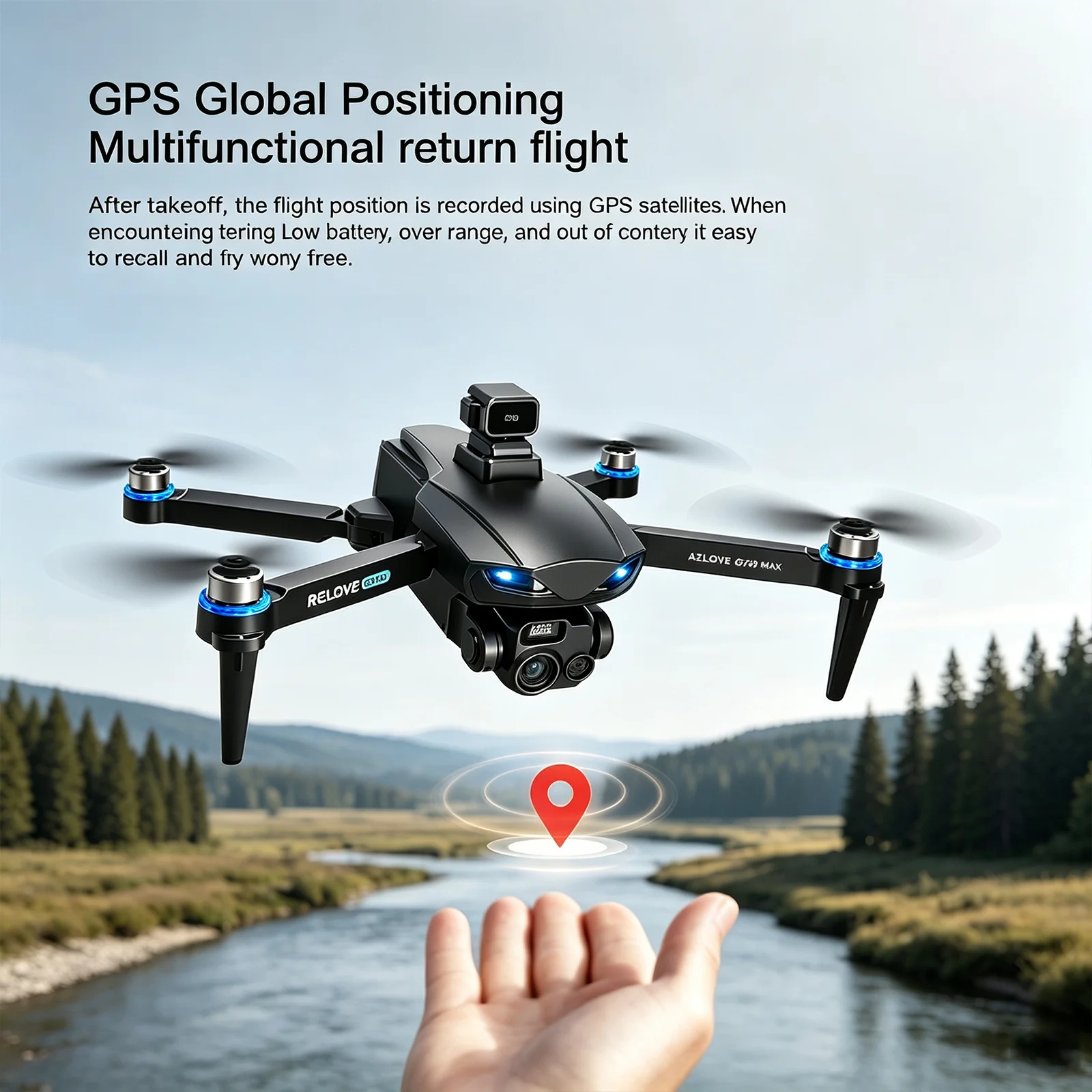 RG709 MAX GPS Drone Profession - Drone Camera Professional ulasan dan harga